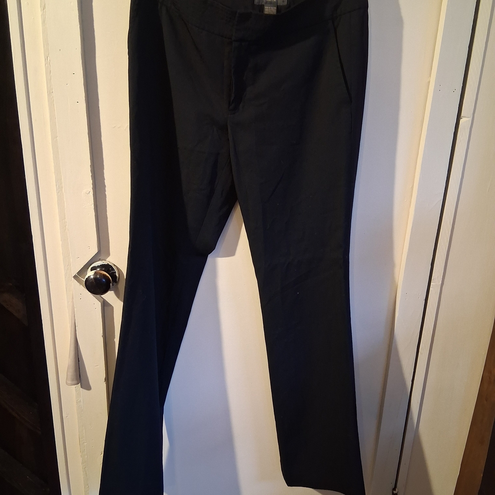 Banana Republic Martin Black Wool Trouser – Size 8 – Tailored Career Pant